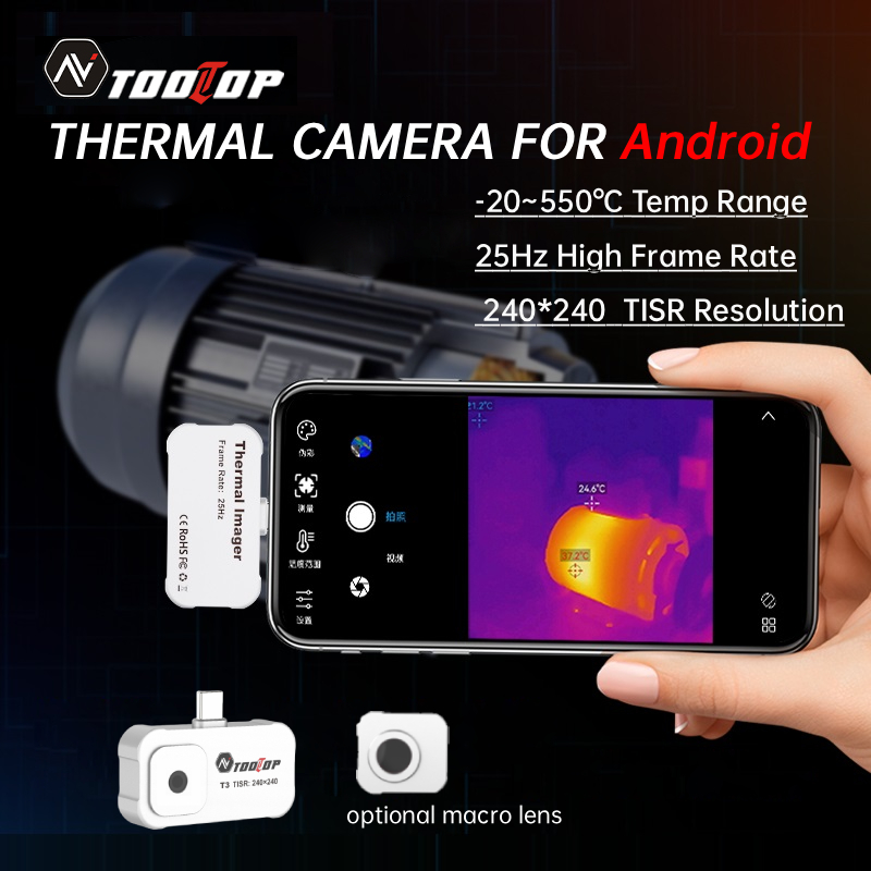 Thermal Imaging Camera Pcb Repair - Kamera Termal Inframerah TOOLTOP T3 untuk