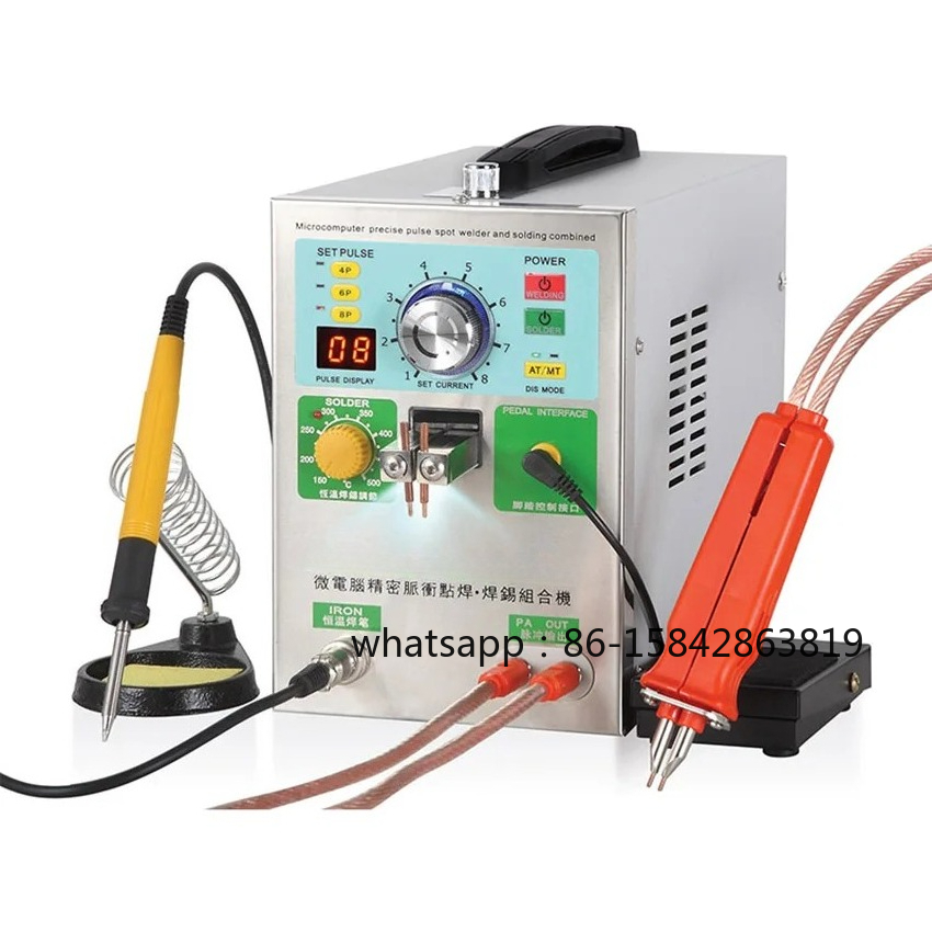 Spot Welder 18650 Battery Pack - Mesin Las Titik Otomatis Induksi Pulsa
