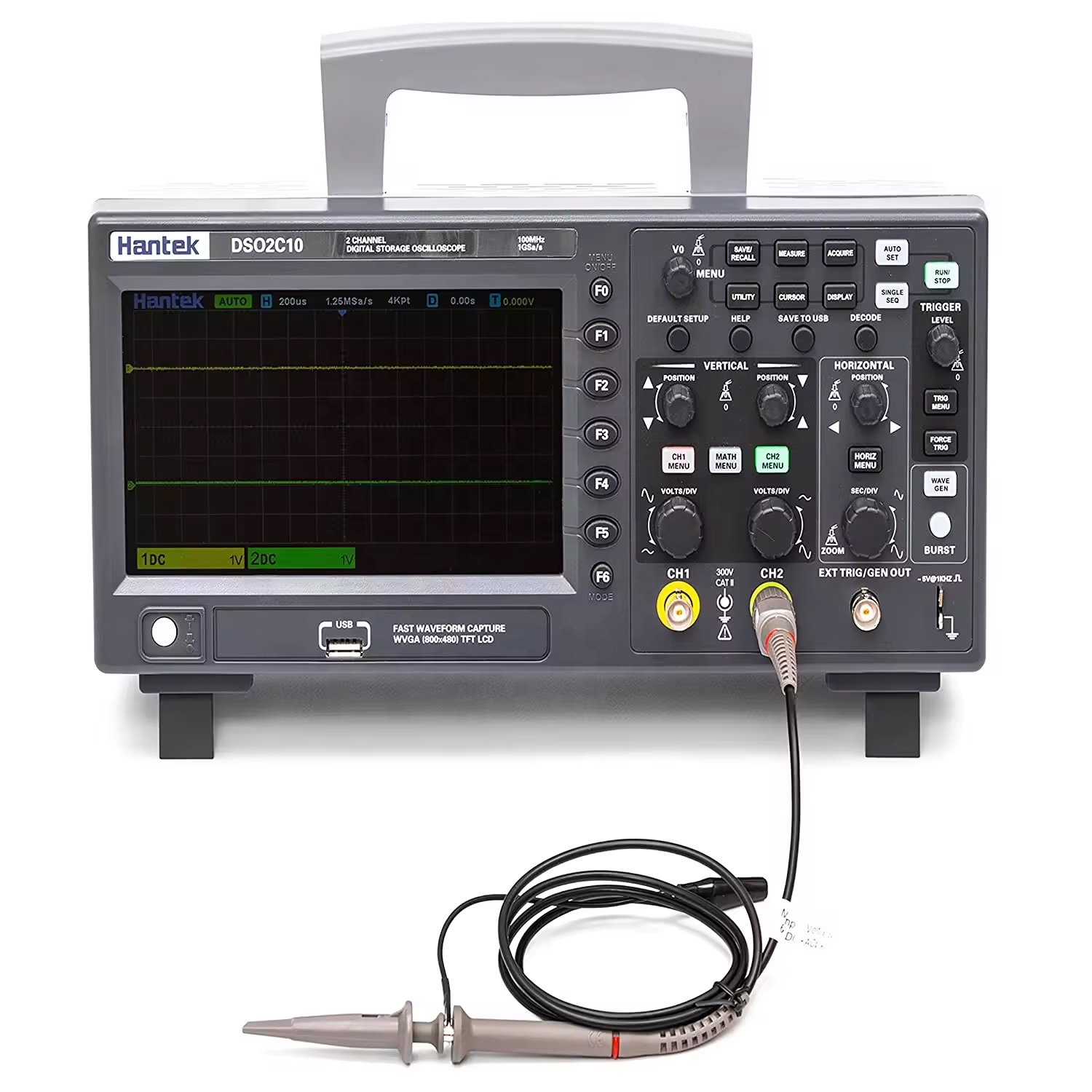 Digital Storage Oscilloscope 100Mhz - DSO2C10 DSO2C15 DSO2C10 Osiloskop Penyimpanan Digital