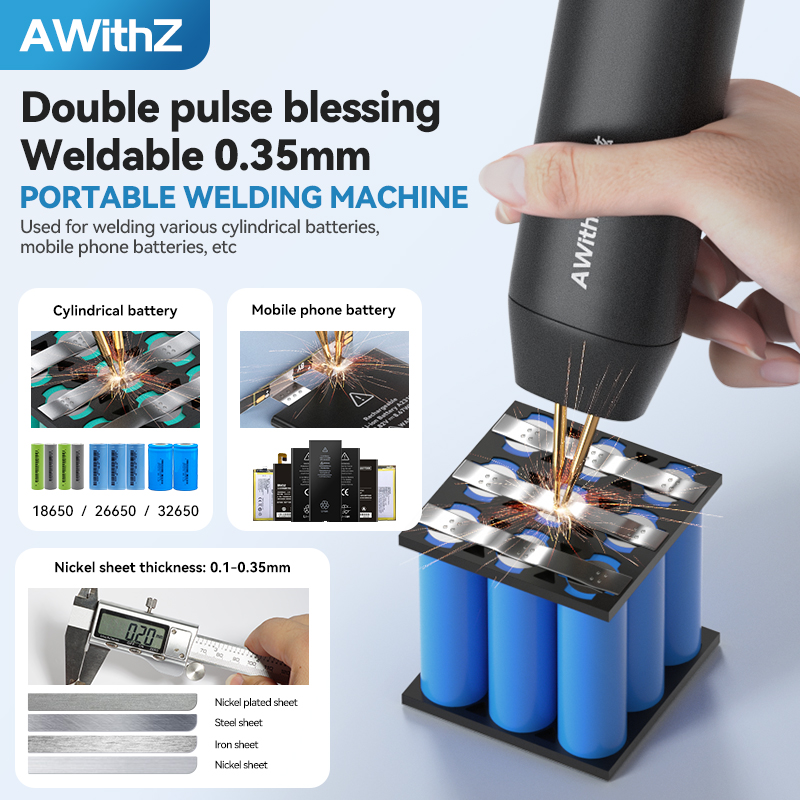 Spot Welder 18650 Battery Pack - Mesin Las Titik Portabel Awithz, Mesin