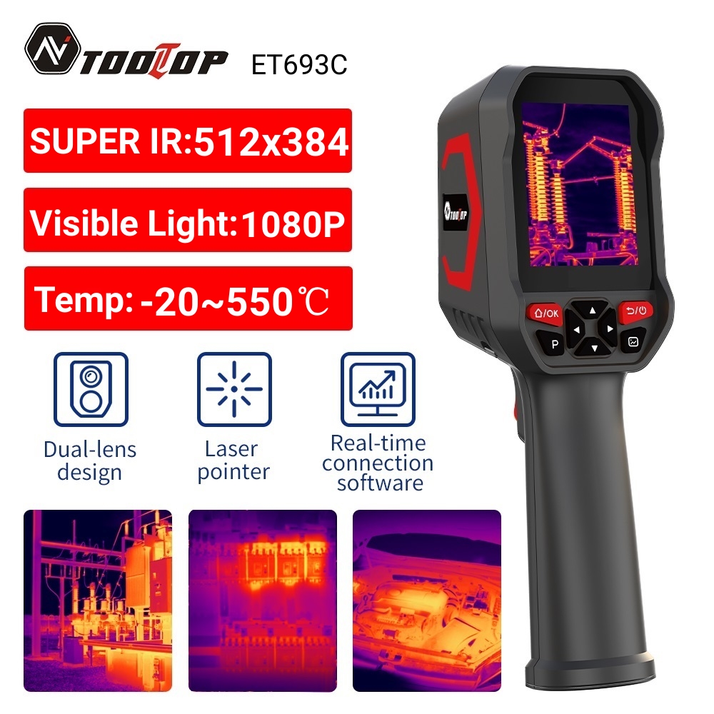 Thermal Imaging Camera Pcb Repair - TOOLTOP ET693C Kamera Termal Super IR