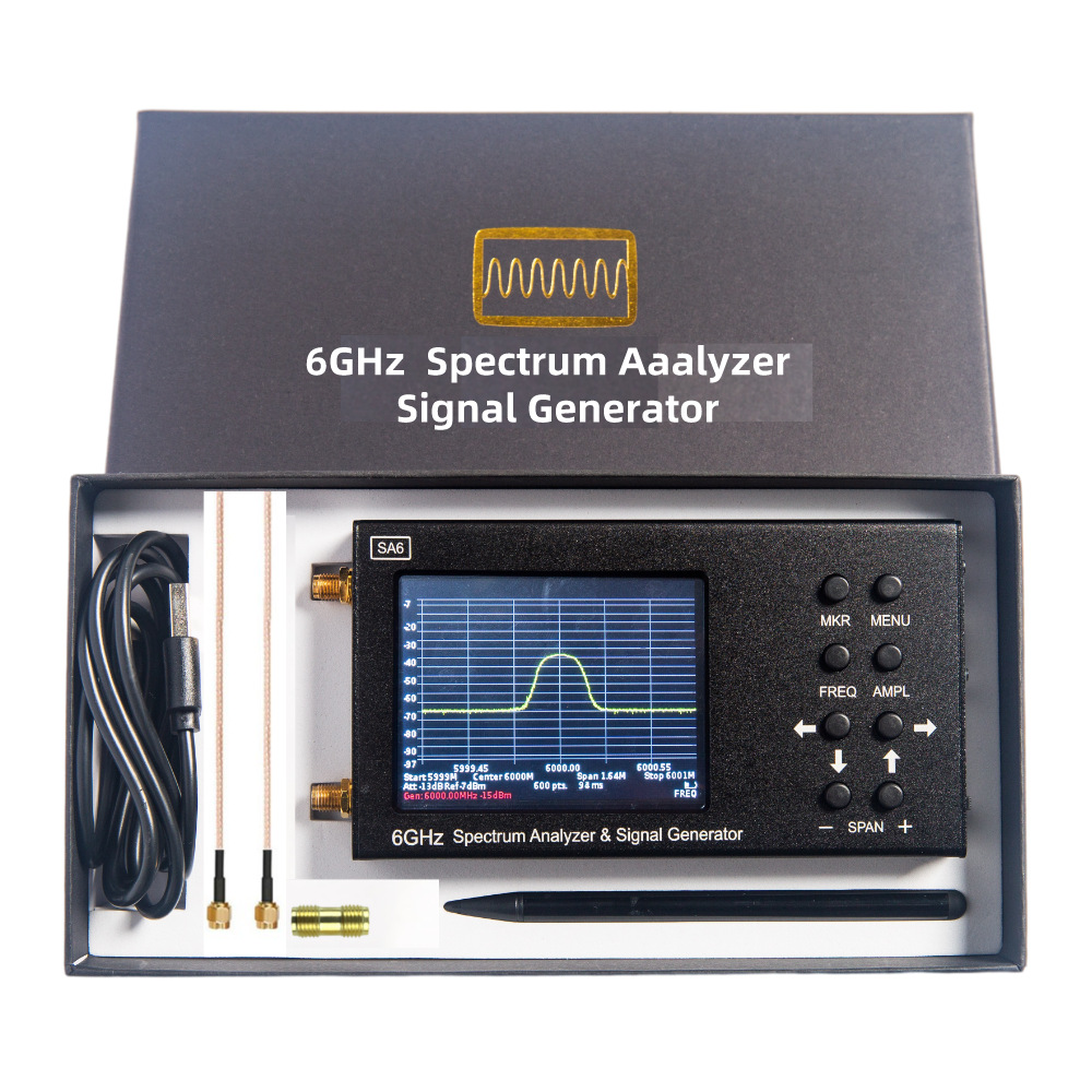 SA6 6GHz Penganalisis Spektrum - Signal Generator Spectrum Analyzer ulasan dan harga