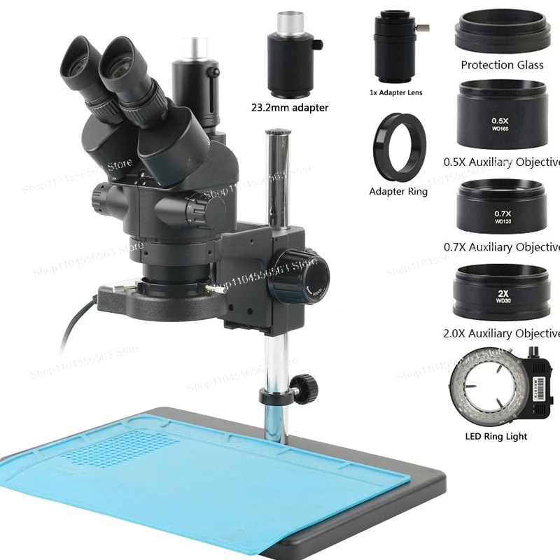 Set Mikroskop Stereo Trinokula - Stereo Trinocular Microscope Pcb ulasan dan harga