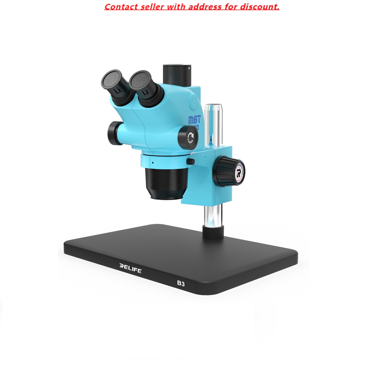 Mikroskop Stereo Trinokuler HD - Stereo Trinocular Microscope Pcb ulasan dan harga