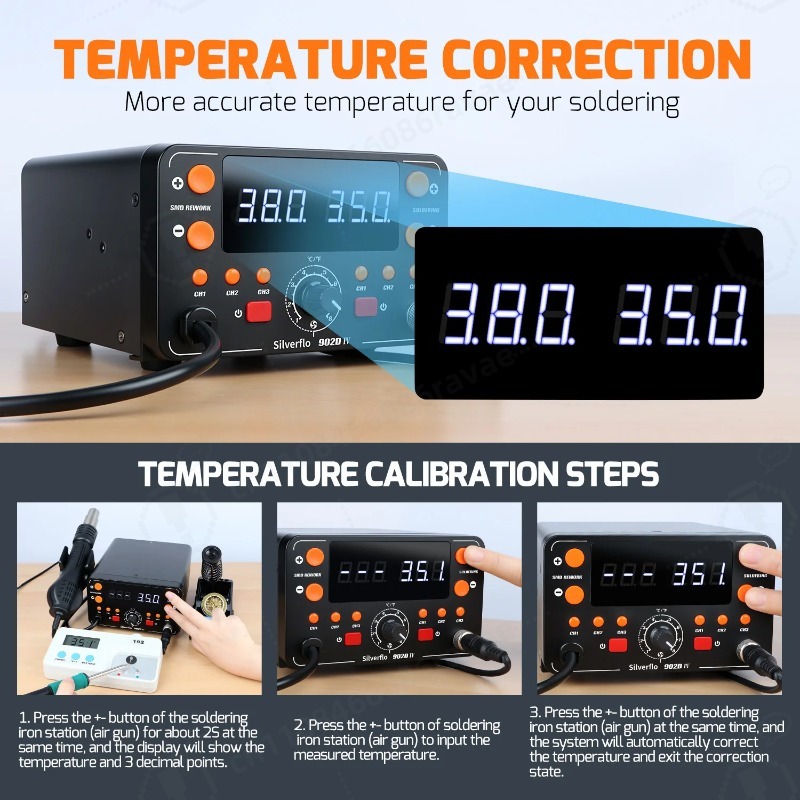 Stasiun Solder 902D-IV 775W de - Hot Air Rework Station T12 ulasan dan harga