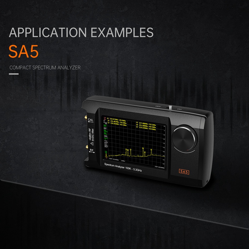 ● Analisa Spektrum SA5 LCD IPS - Signal Generator Spectrum Analyzer ulasan dan harga