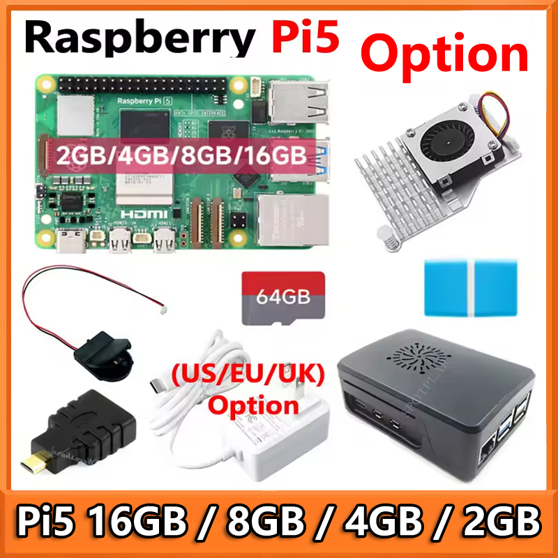 Raspberry Pi 5 16GB /8GB/4GB/2 - Raspberry Pi 5 8Gb Kit ulasan dan harga