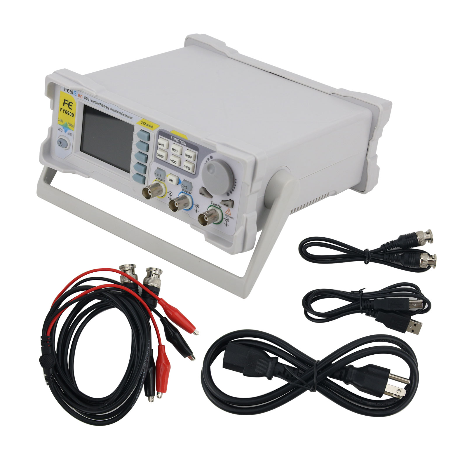 FY6900-50M 50MHz Generator Gel - Function Arbitrary Waveform Generator ulasan dan harga