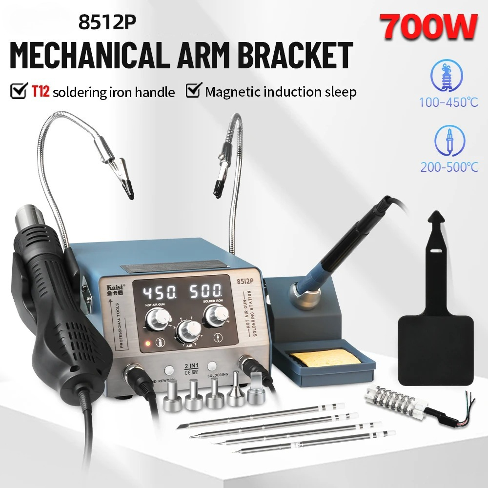 Stasiun Solder Udara Panas 2 i - Hot Air Rework Station T12 ulasan dan harga