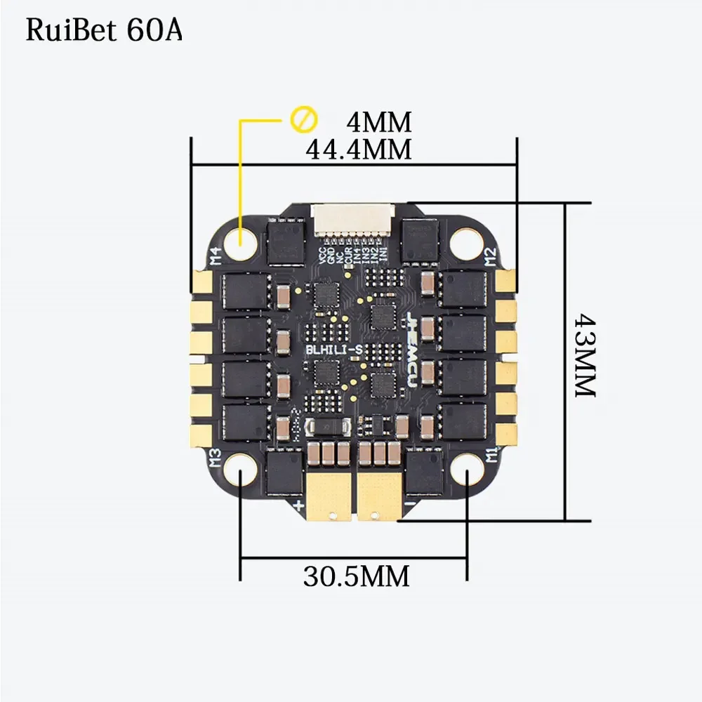 JHEMCU F7 F722 Flight Controll - Fpv Flight Controller F7 Stack 60A ulasan dan harga