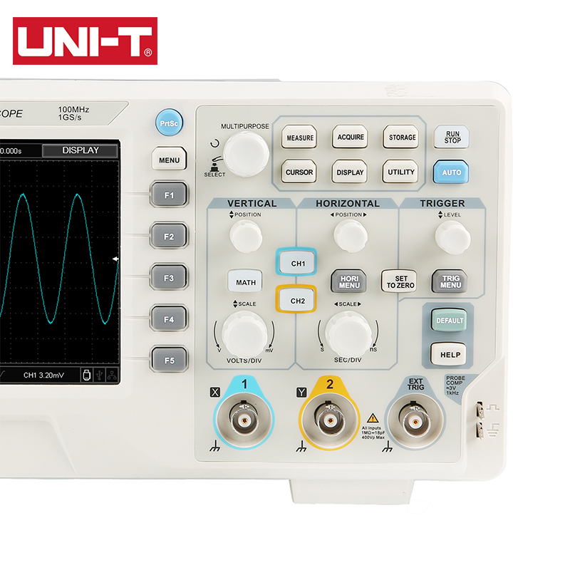 Osiloskop Digital UNI-T UTD210 - Digital Storage Oscilloscope 100Mhz ulasan dan harga