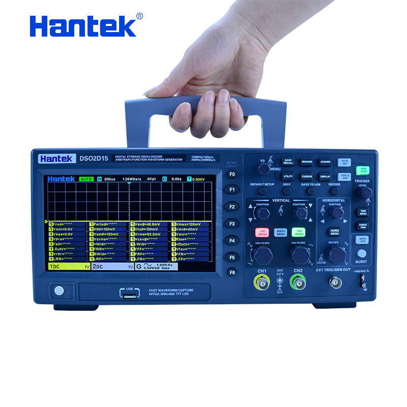 Hantek DSO2C10 2C15 2D10 2D15  - Digital Storage Oscilloscope 100Mhz ulasan dan harga