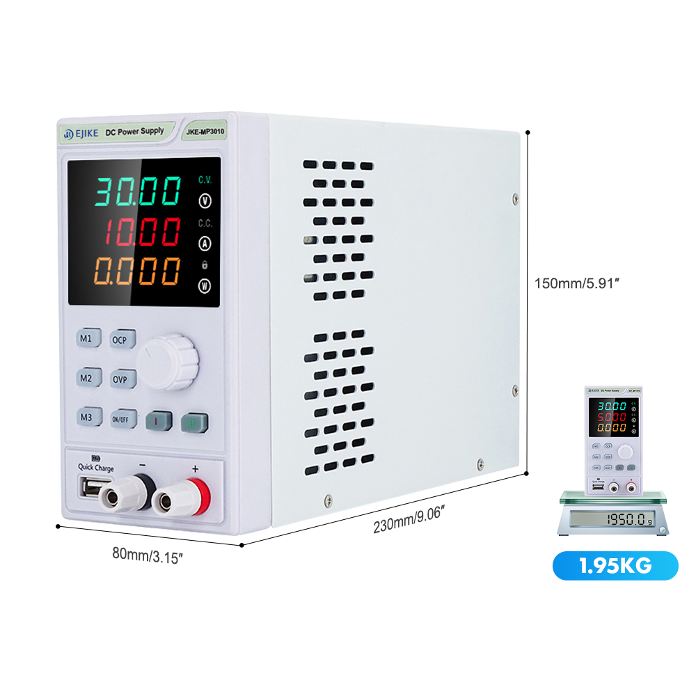 EJIKE DC Power Supply 300W Dap - Programmable Dc Power Supply 30V 10A ulasan dan harga