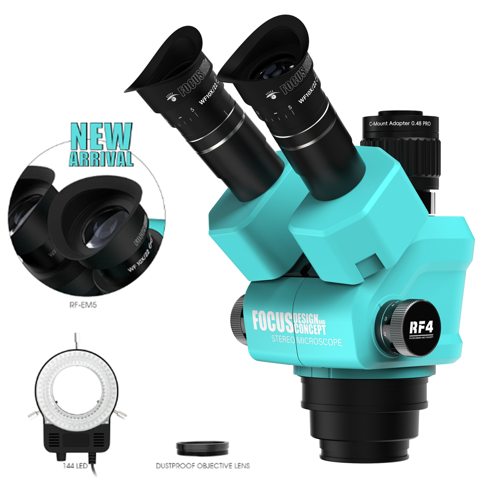 Mikroskop Trinokuler RF4 RF-65 - Stereo Trinocular Microscope Pcb ulasan dan harga