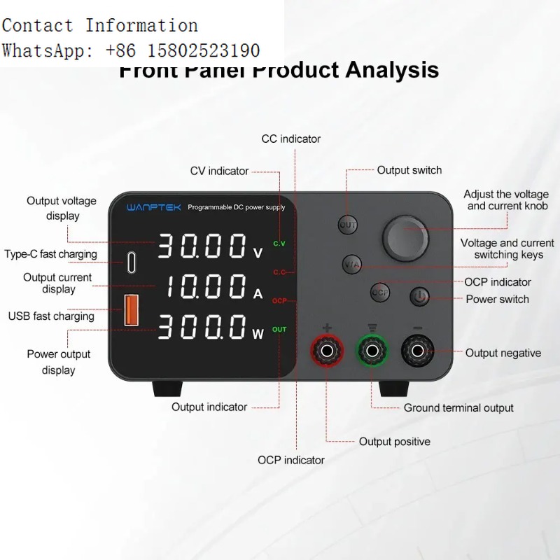 TPS3010 30V 10A Power Supply D - Programmable Dc Power Supply 30V 10A ulasan dan harga